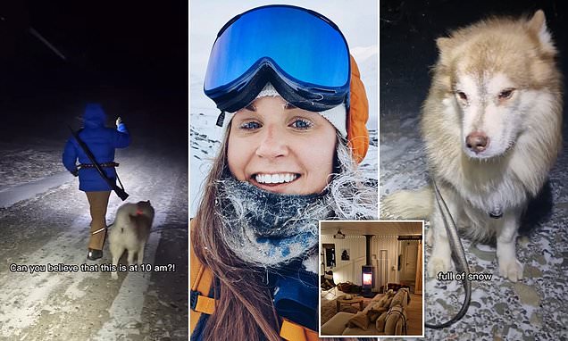 Woman who lives near the North Pole reveals what it's like to live in -30 degrees