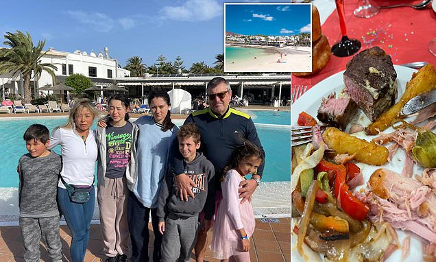 Family struck down by food poisoning after being served 'half-cooked Christmas dinner in